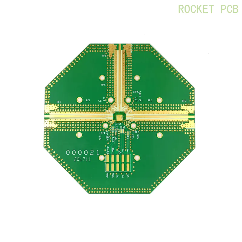 Hybrid rogers PCB Mixed structure PCB rogers4350+FR4